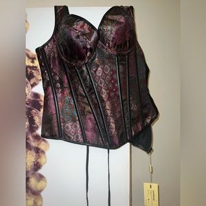 Corset Kimring Women's Gothic Shoulder Straps Bustier